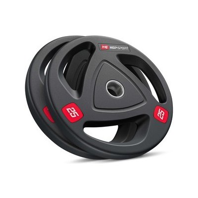 Hop-Sport Sada olympijských závaží pogumovaných 2x25kg 50mm – Zboží Mobilmania