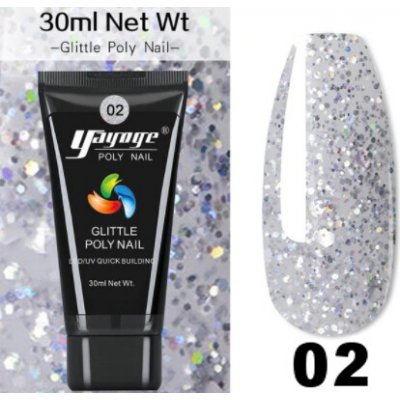 YAYOGE poly gel glitter 02 30 ml