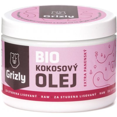 GRIZLY Kokosový olej panenský BIO 0,5 l – Hledejceny.cz