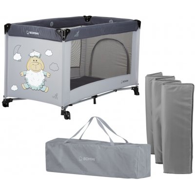 Bomimi Cestovní postýlka Lili Ovečka Grey – Zboží Dáma