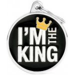 MF I'M THE KING 3,93x3,17cm gravírovateľný přívěsek – Sleviste.cz