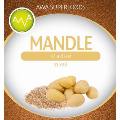 AWA superfoods mandle mleté 1000 g – Hledejceny.cz