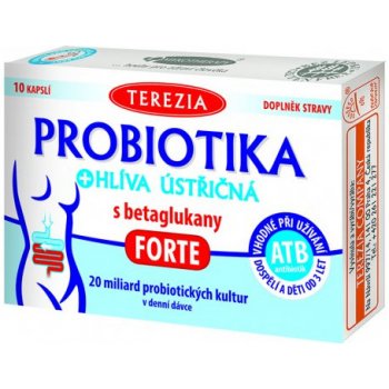 Terezia Company PROBIOTIKA + hlíva ústřičná s betaglukany Forte 10 kapslí