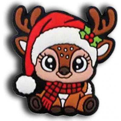 Vánoční srneček - Silikonový korálek – Zboží Dáma