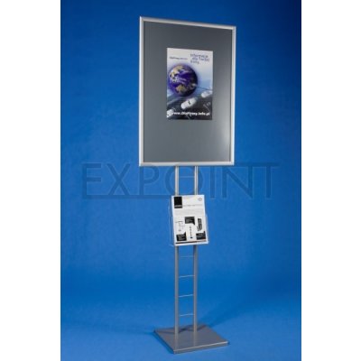 Expoint stojan s clip rámem a kapsou A4 kliprám B2 + kapsa A4 – Zbozi.Blesk.cz