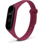 Xiaomi jednobarevný náhradní náramek pro Mi Band 3/4 Vínová MBSCZ-4JVIN – Zbozi.Blesk.cz