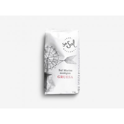 Natural Mallorca Sa Sal ECO mořská sůl hrubozrnná 1 kg – Zboží Dáma