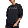 Dámská mikina Under Armour mikina Rival Fleece WordmarkOS Crew-BLK 1386513-001