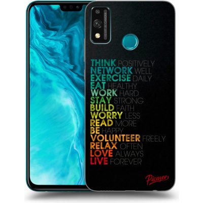 Pouzdro Picasee silikonové Honor 9X Lite - Motto life čiré – Zboží Mobilmania