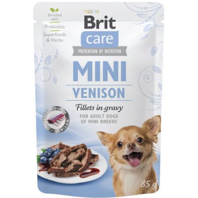 Brit Care Mini Adult Pouch Venison 24 x 85 g