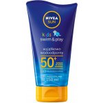 Nivea Sun Kids Protect & Play OF50 voděodolné mléko na opalování pro děti 150 ml – Zboží Mobilmania