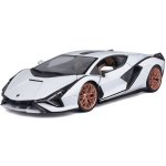 Bburago TOP Lamborghini Sián FKP 37 /Black bílá 1:18 – Zboží Dáma