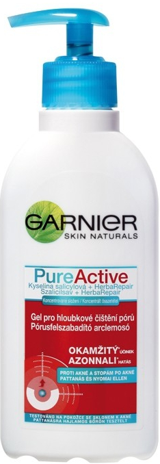 Garnier Pure Active gel k hloubkově čištění pórů 200 ml od 120 Kč -  Heureka.cz
