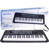 Dětská hudební hračka a nástroj Mamido Dětský keyboard s Mikrofonem 54 kláves černý