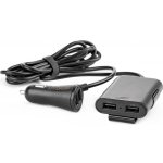 Nabíječka do auta zepředu dozadu se 4 prodlužovacími kabely USB – Zbozi.Blesk.cz