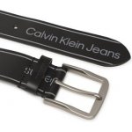 Calvin Klein Jeans pánský pásek Round Classic belt Aop K50K510159 Černá – Hledejceny.cz