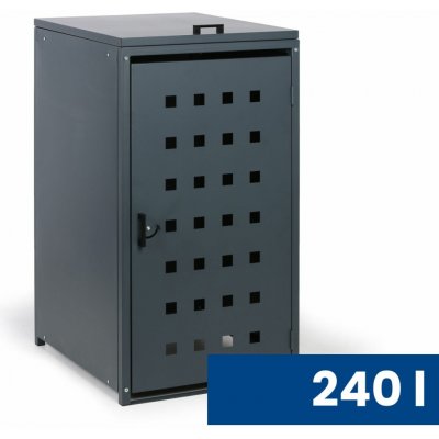 B2B Partner 240 l 123,5 x 67 x 77,3 cm šedá – Zboží Mobilmania
