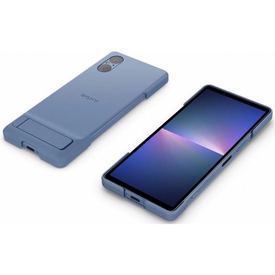 Pouzdro SONY XQZ-CBDE modré Xperia 5 V - originální kryt