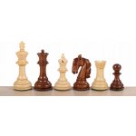 Šachové figurky Sunrise Chess & Games Šachové figurky Německá (nadčasová) indická akácie/zimostráz 3,5 palce vyřezávané dřevěné – Hledejceny.cz