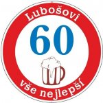 Narozeninová dopravní značka pivo Číslice: 90 Jméno: Dominik – Hledejceny.cz