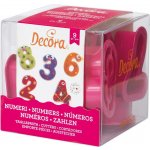 Vykrajovátka číslice 0 - 9, 5,2x2,2cm - Decora – Hledejceny.cz