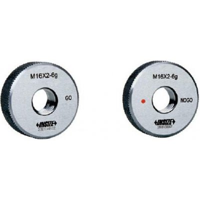 Kalibr závitový - kroužek, pro závit Mf, tol. 6g, typ 4129, INSIZE Rozměr: M52x2 6g zmetkový – Hledejceny.cz
