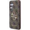 Pouzdro a kryt na mobilní telefon Samsung Guess PU Leather 4G Big Metal Logo Samsung Galaxy S24 hnědé