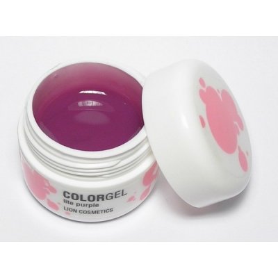 Lion UV gel barevný lite purple 12 ml