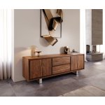 Delife Live Edge 200 cm 4 dvířka 2 přihrádky – Zboží Dáma