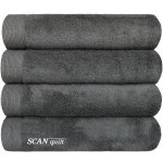 SCANquilt osuška MODAL SOFT tm. šedá 50 x 100 cm – Sleviste.cz