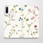 Mobiwear - Huawei P30 Lite - MD03S Tenké rostlinky s květy – Zboží Živě