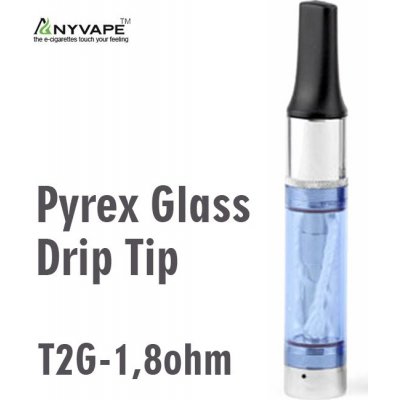 Anyvape T2G Pyrex Glassomizer 1,8ohm blue 2,4ml