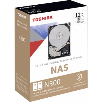 Toshiba N300 NAS Systems 12TB, HDWG21CUZSVA