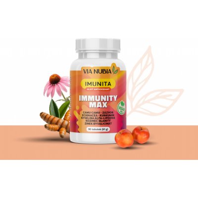 ViaNubia IMMUNITY MAX 90 kapslí – Hledejceny.cz