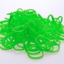 Loom bands Gumičky pro pletení náramků 200 ks reflexní zelená