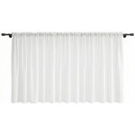 Dekorační krátká záclona s řasící páskou JULIA 110 bílá 400x110 cm MyBestHome – Hledejceny.cz