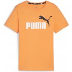 Puma ESS+ 2 COL LOGO TEE B 58698595 Oranžový – Zboží Mobilmania