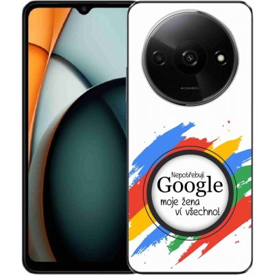 mmCase na Xiaomi Redmi A3 - žena ví všechno bílé pozadí – Zboží Živě