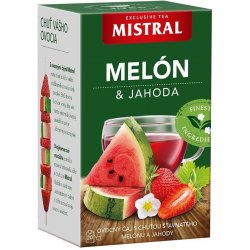Mistral Ovocné čaje Meloun & jahoda 20 x 2 g