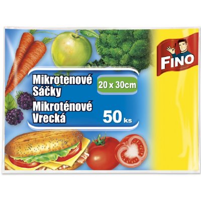 Fino - sáčky mikrotenové 20 x 30 cm, 7 mikronů, 50 ks – Zboží Mobilmania