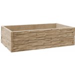 Betonový vyvýšený záhon 200 x 100 cm, výšky 50 cm, pískovec – Hledejceny.cz