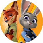 Jedlý tisk ZOOTROPOLIS ● materiál: JEDLÝ PAPÍR Ⓜ️, ● velikost: 6cm (12 ks / A4) ☝ – Zboží Mobilmania