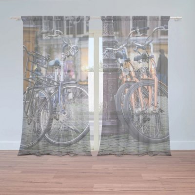 Sablio Záclony Městské kolo: 2ks 150x250cm – Hledejceny.cz
