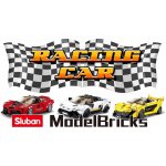 Sluban B0955 Červený italský sporťák – Zboží Dáma