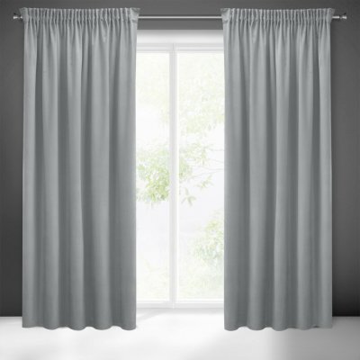 Pierre Cardin ZATEMŇOVACÍ ZÁVĚS NA PÁSCE PIERRE CARDIN SIBEL 140X270 CM ŠEDÁ – Hledejceny.cz