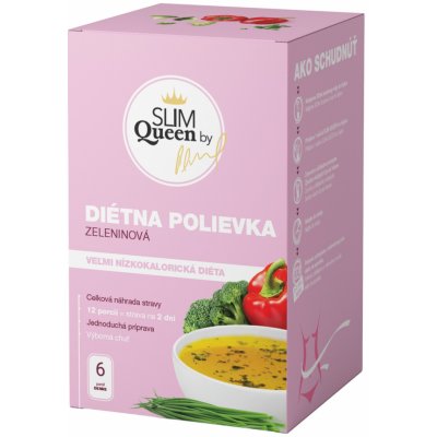 SLIM Queen Dietní polévka zeleninová 12 x 32 g