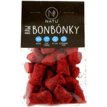 NATU Bonbony malina kokos RAW 60 g