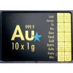 Valcambi Zlatý slitek Combibar 10 x 1 g – Zboží Dáma