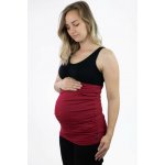 VFstyle těhotenský pás Comfort vínový – Zboží Dáma
