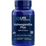 Life Extension Ashwagandha Plus Calm & Focus 60 Veg kapslí – Zbozi.Blesk.cz